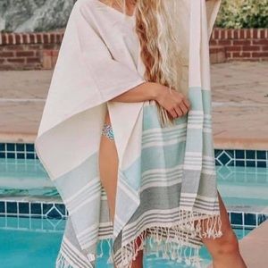 Sea foam Tribe Alive One Size Caftan